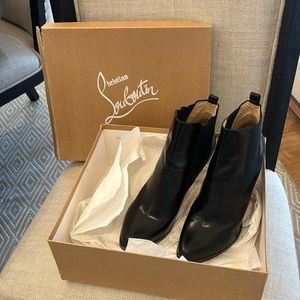 Christian Louboutin Bang Bang Black Heeled Booties